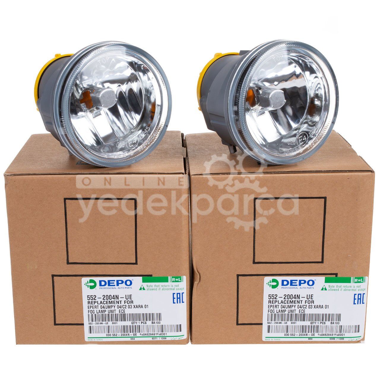 DEPO 552-2004N-UE | Citroen Xsara 2001-2006 Sis Farı Takımı 2 Adet