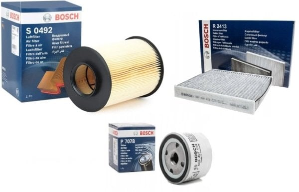 Ford C-Max 2007-2010 1.6 Benzinli Periyodik Yağ Bakım Seti Bosch Marka