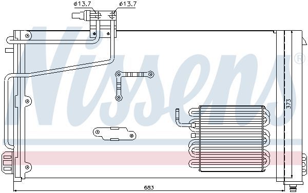 NISSENS 94545 | Klima Radyatörü 203 CDI