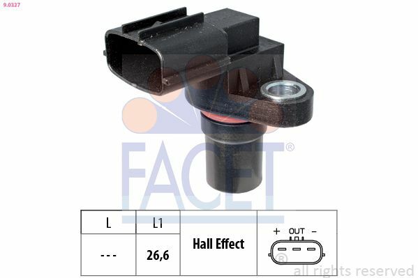 FACET 9.0337 | Krank Devir Sensörü Corsa C Meriva A Astra G Y17dt