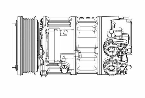 MAHLE ACP654000P | Ford Focus 2018 Model Sonrası 1.5TDCI  Klima Kompresörü Mahle Marka Orijinal