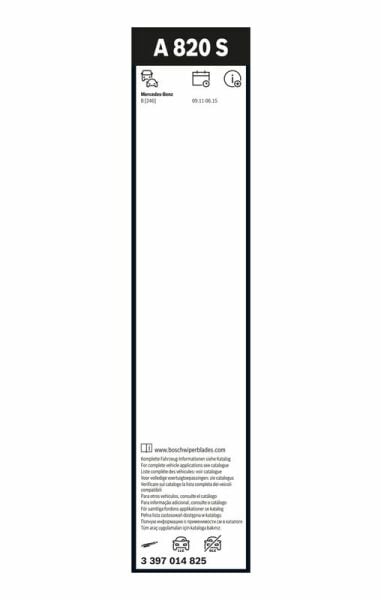 BOSCH 3397014825 | Silgi Süpürgesi Tk 65 + 47Cm 12-B-Seri (W246-W242)