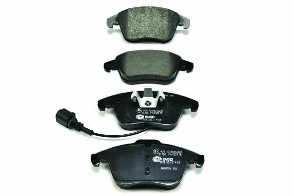 HELLA PAGİD 8DB355014-031 | Fren Balatası Audi, Seat, VW Alhambra (710, 711) , Passat (A32, A33) , Passat (B7) , Passat (B8) , Q3 (8
