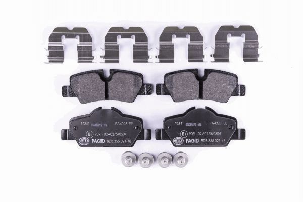 HELLA PAGİD 8DB355021-481 | Fren Balatası Arka (Mini F55-F56-F57 2013 /)