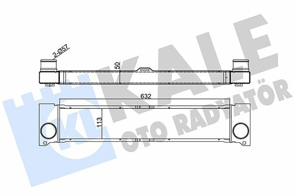 KALE 348000 | Turbosarj Radyatörü Viano W639 03-Vito W639 03 -