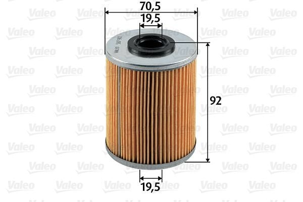 VALEO 587902 | Yakıt Filtresi Opel Astra G / H / Vectra B / C / Combo C Y17dt / X20dth