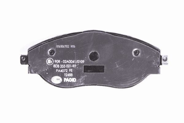 HELLA PAGİD 8DB355021-971 | Fren Balatası Audi, Seat, Skoda, VW A3 (8V1, 8Vk) , A3 Convertible (8V7, 8Ve) , A3 Limousine (8Vs, 8Vm