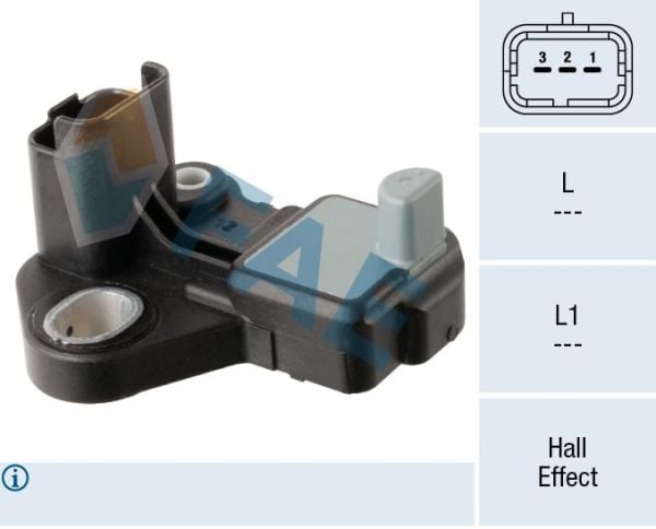 FAE 79288 | Motor Devir Sensörü Nemo Bipper P206 P207 P307 C1 C2 C3 Dv4 (1,4Hdı) Fiesta V / VI 02-12 Fusion 01-0