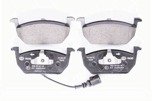 HELLA PAGİD 8DB355021-951 | Fren Balatası Audi, Seat, Skoda, VW A3 (85S, 85M) , A3 Convertible (8V7, 8Ve) , A3 Limousine (8Vs, 8Vm