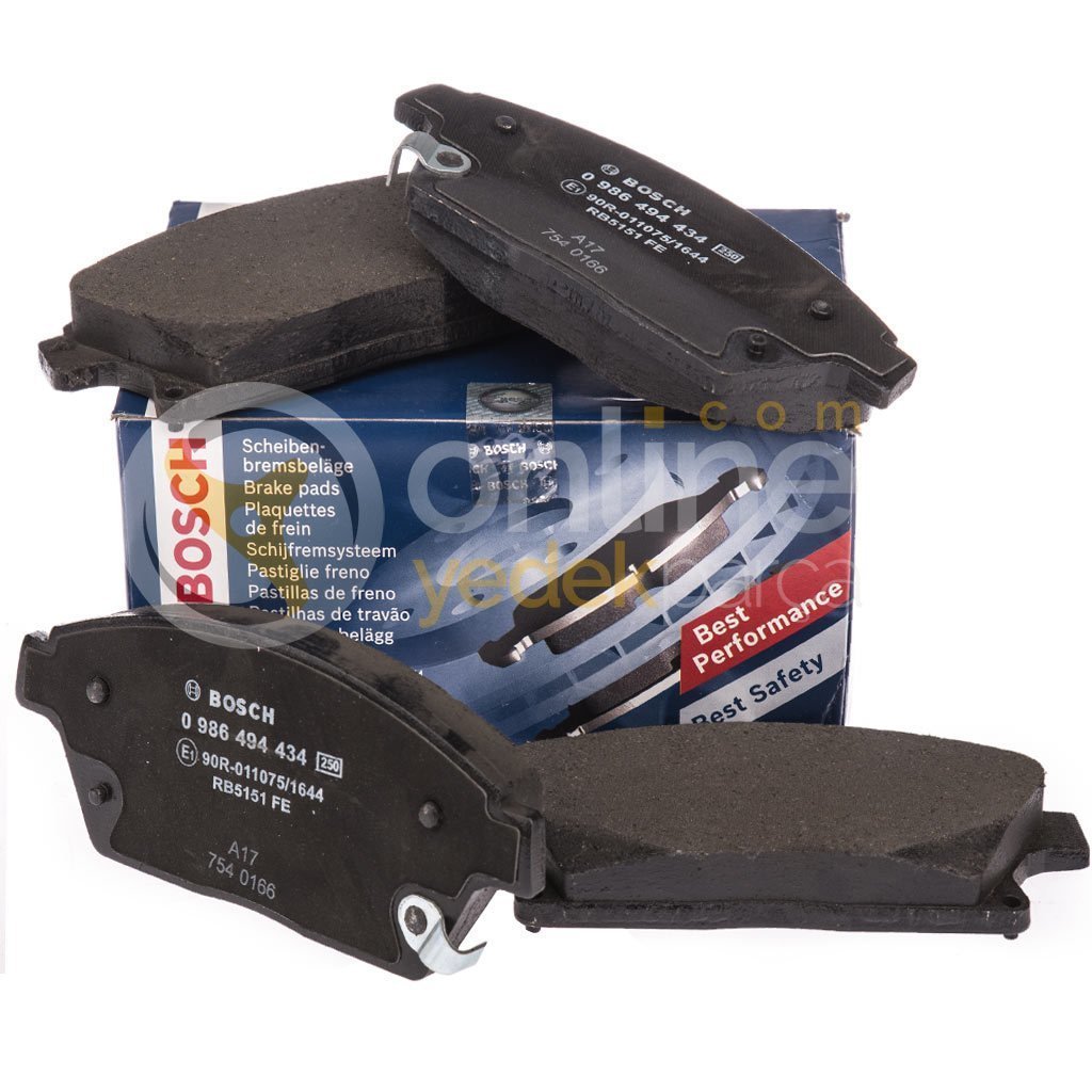 BOSCH 0986494434 | Opel Astra J 1.6 Dizel Ön Fren Balatası