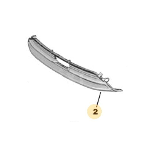 PSA YP00082180 | Opel Grandland X Ön Tampon Orta Izgara Orijinal