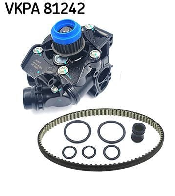 SKF VKPA81242 | Devirdaim-Komple-Pompa Plastik Gövde + Kayış (VW Passat 11-15 Audi A3 08-13 A4 08-15 A5 08-11 Seat Leon 11-13)