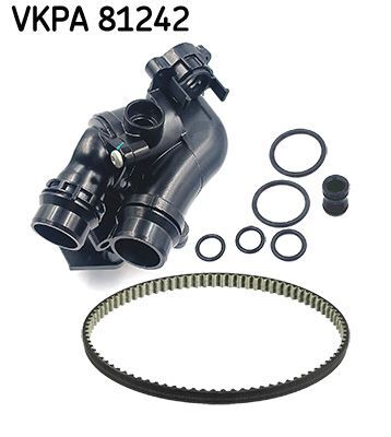 SKF VKPA81242 | Devirdaim-Komple-Pompa Plastik Gövde + Kayış (VW Passat 11-15 Audi A3 08-13 A4 08-15 A5 08-11 Seat Leon 11-13)