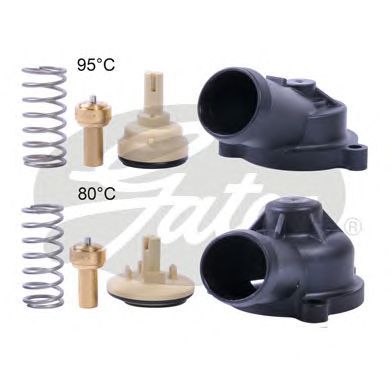 GATES TH702K1 | Volkswagen Tiguan 2008-2011 1.4 TSI Termostat Yuvası