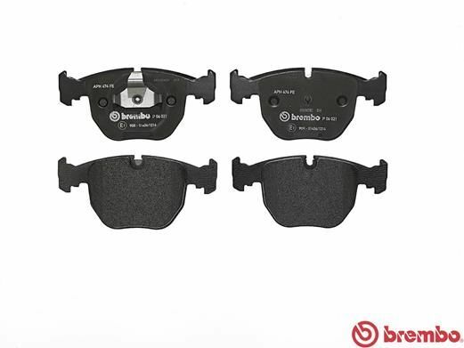 BREMBO P06021 | Fren Balatası E-38 Ön 7.40 / E-39 / 5.30 / E 53