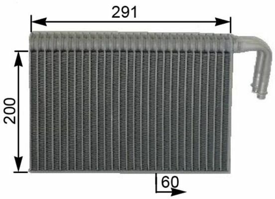 MAHLE AE86000S | Evaporatör E-39 / 53 (Ae86000s)