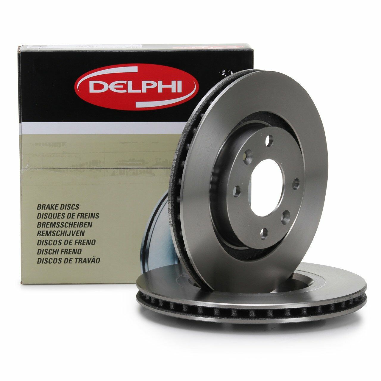 DELPHI BG4166 | Peugeot 2008 1.5 Hdi Ön Fren Diski Takım Hava Soğutmalı