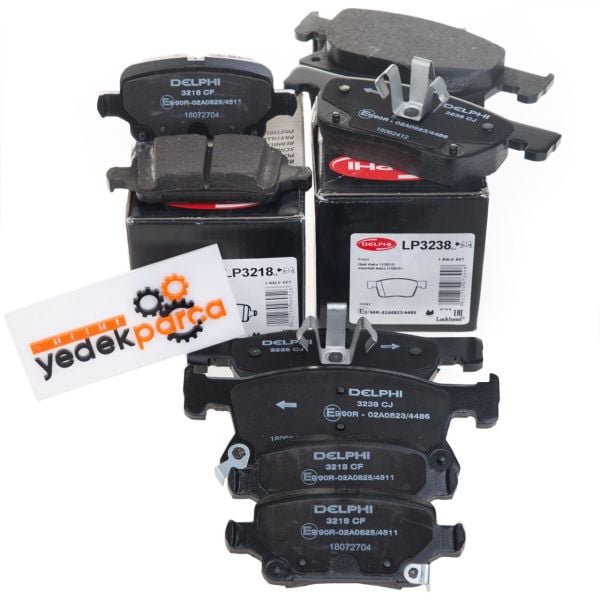 Opel Astra K Ön ve Arka Fren Balatası Kit 300 mm Delphi Marka LP3237 LP3218