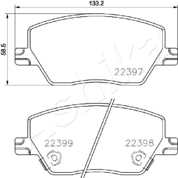 OPAR 77367910EY | Fiat Egea 2015-2021 Ön Fren Balata Takımı
