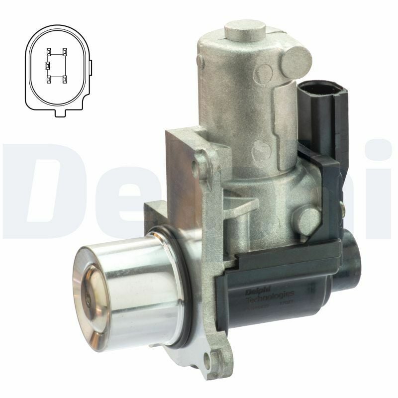 DELPHI EG10427-12B1 | EGR Valfi 04-Caddy-Passat-Golf.V-Oct-A3 1.9-2.0Tdi