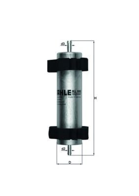 MAHLE KL660 | Mazot Filtresi Q5 08-2.0 TDI 3.0 TDI