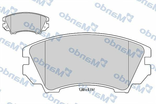 MANDO MBF015254 | Fren Balata Ön 09-Insignia (Jant:17) *U.K**