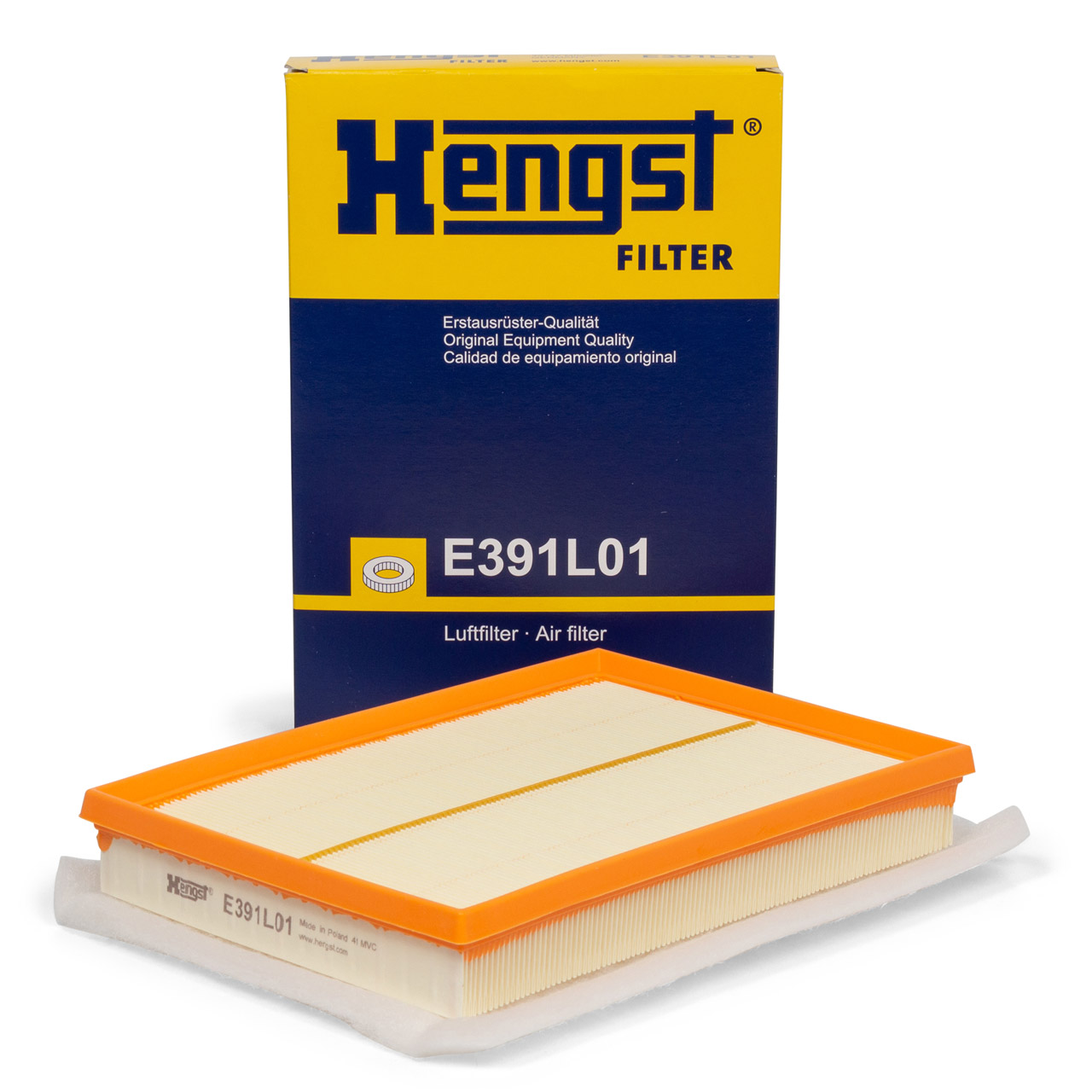 HENGST E391L01 | Hava Filtresi Opel Corsa C / Combo C / Meriva A Süngerli