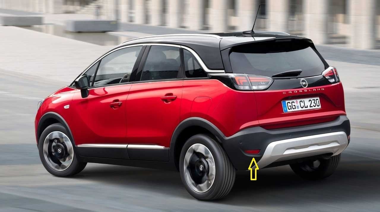PSA 13478306 | Opel Crossland X Arka Sol Reflektör Orijinal