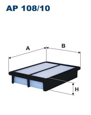 FILTRON AP108-10 | Hava Filtresi 08-Hı.H1 2.5Crdi