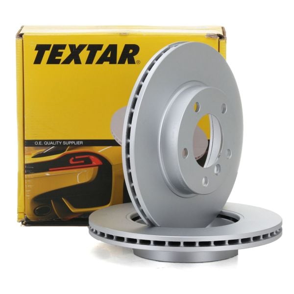 TEXTAR 92055605 | Bmw E46 Kasa 320i Ön Fren Disk Takımı Hava Kanallı