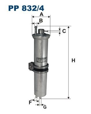 FILTRON PP832-4 | Yakıt Filtresi (BMW 730İ-730Li-735İ-735Li-740İ-740Li-745İ-745Li-750İ-750Li 01 -)