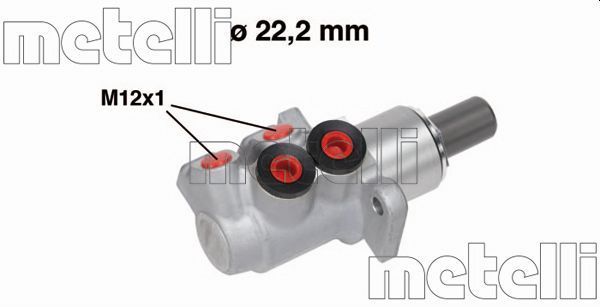 METELLI 05-0673 | Ana Merkez Alüminyum ABS Li Esp (Fiat Punto 1,3 JTD 2003-2005)