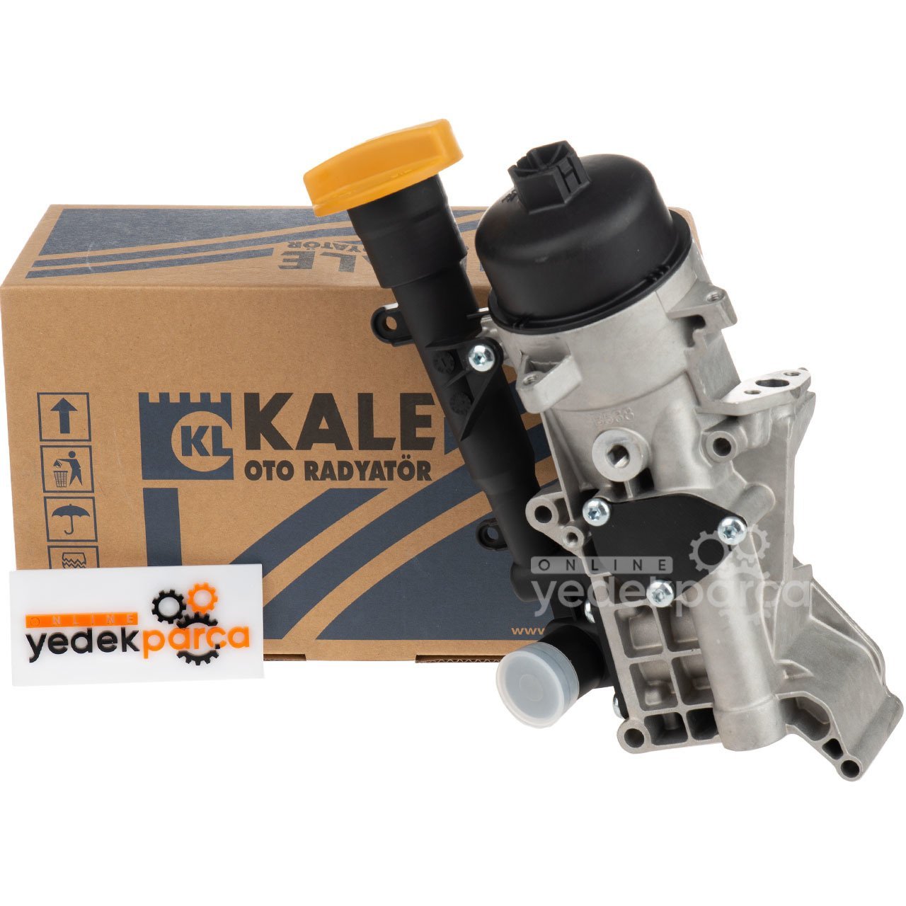 KALE 344650 | Opel Corsa D 1.3 Dizel Euro 4 Motor Yağ Soğutucusu Komple (Soğutucu İç Kısmında)