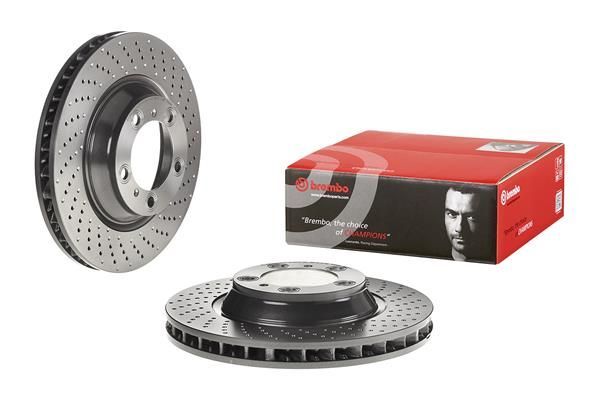 BREMBO 09.D933.11 | Fren Diski Ön UV Coated Porsche