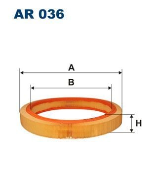 FILTRON AR036 | M.Benz M102 W124-201 Hava Filtresi 1988-90 0030943804