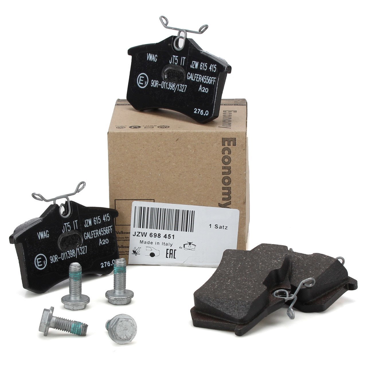 VAG / ORJINAL 1K0698451J | Volkswagen Passat 2001-2005 Model Arası Arka Fren Balatası /Orijinal Marka