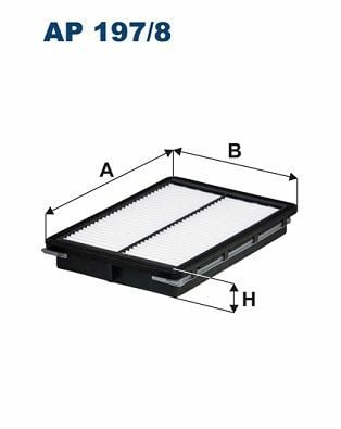 FILTRON AP197-8 | Hava Filtresi 19-Sonata 2.0Cvvt