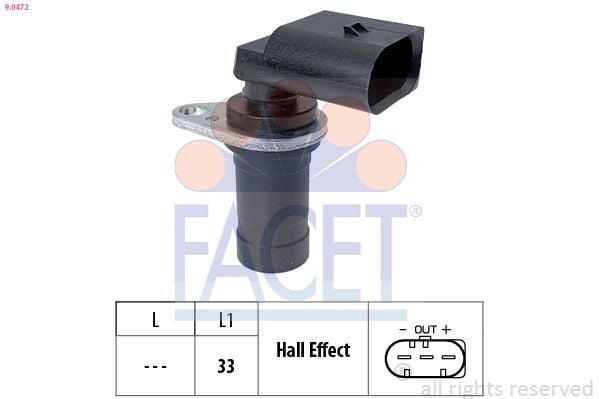 FACET 90472 | Krank Mil Sensörü BMW E36 E46 E39 E60 E83 E53