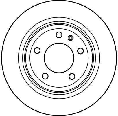 TRW DF2557 | BMW E34 Arka Disk Takım 34211156668 | 1 Adet