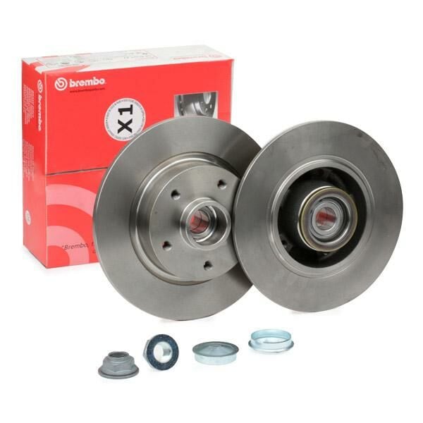 BREMBO 08.B391.27 | Renault Scenic 3 2010- 1.5 dCi Arka Fren Disk Takımı Eps li
