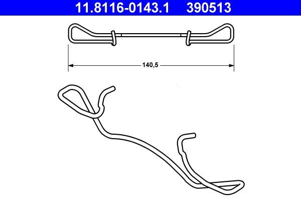 ATE 11.8116-0143.1 | Fren Kaliper Aksamı