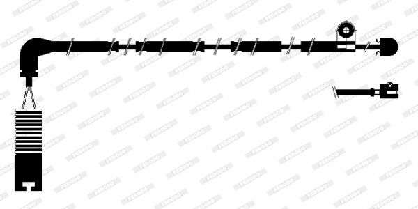 FERODO FWI280 | Balata İkaz Kablosu Arka 1220mm (Land Rover Range Rover III 4.2 4.4 3.0 TD 6 02 -)