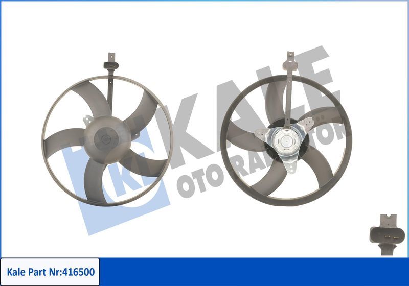 KALE 416500 | Fan-Motor (Seat Cordoba / Ibiza IV / Ibiza V / Ibiza V Sportcoupe / Ibiza V St / Toledo IV-Skoda Fabia / Rapid / Roomster-Volks