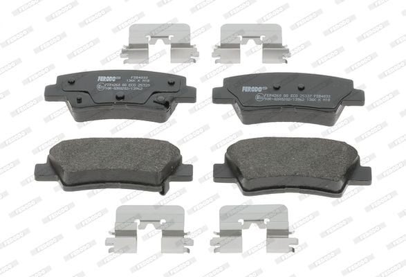 FERODO FDB4833 | Fren Balatası Arka Hyundai Accent Blue 11-/ Bayon 21-/ Elantra 11-/ i20 15-/ i30 11-/ I40 11-/ Tucson 08-10 Tucson 2015-/ Sonata 07 -