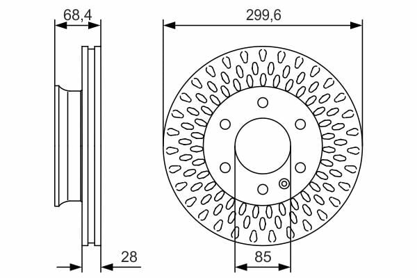 BOSCH 0986479R78 | Disk On (Ad) 06-Crafter-Sprinter 2.5Tdi | 2 Adet