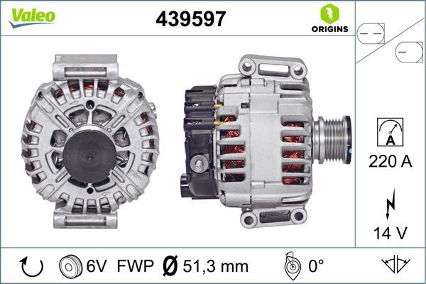 VALEO 439597 | Alternatör Kmp 07-Sprinter