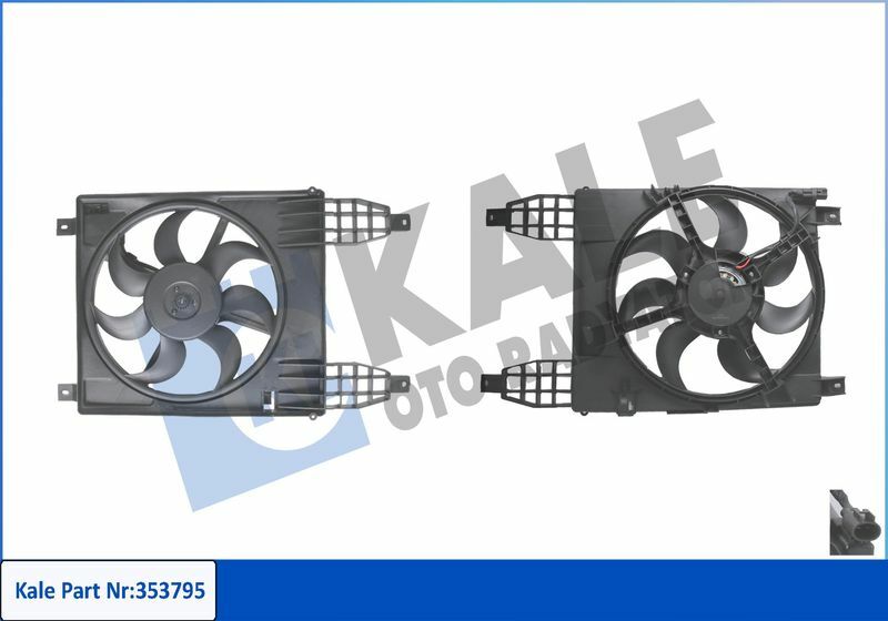 KALE 353795 | Radyatör Fanı Motoru Komple Aveo T250