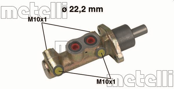 METELLI 05-0442 | Ana Merkez Abssız (Fiat Punto 1,3 JTD 2003-2005)
