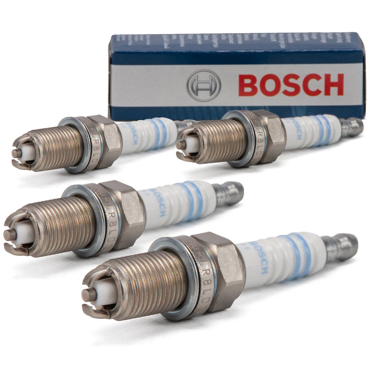 BOSCH 0242229654 | Opel Corsa C Çift Tırnak Buji 4 Adet Takım