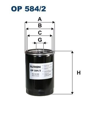FILTRON OP584-2 | Yağ Santrıfuj Filtresi Renault Mıdlum DCI